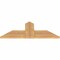Ekena Millwork Portland Smooth Timber Gable Bracket, Western Red Cedar, 36"W x 13"H x 1 1/2"D x 5 1/2"F, 9/12 Pitch GBW036X13X0206POR00SWR - alternate 5